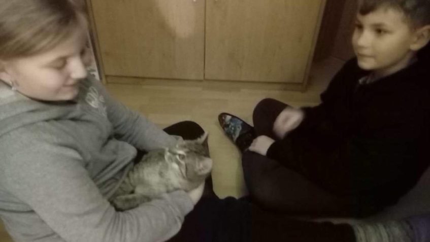 PRVNÍ ZPRÁVY BOŘÍČKA  Z NOVÉHO DOMOVA  Krásné se najedl a vš...