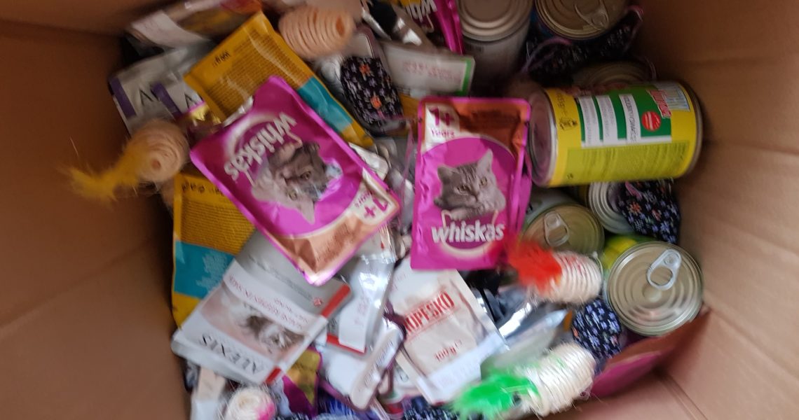 NAŠE SLUNÍČKA MAJÍ VELKOU RADOST Z OBSAHU VYROBENÉ KOČKY ŽÁK...