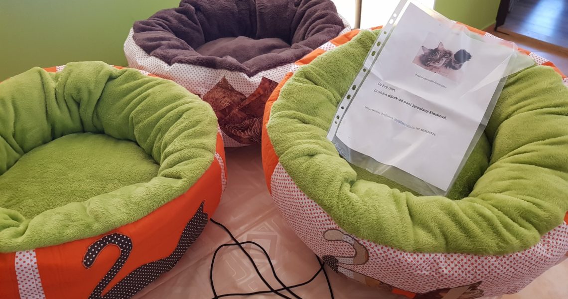 ZA KRÁSNÉ PELÍŠKY DĚKUJEME PANÍ JAROSLAVĚ K....