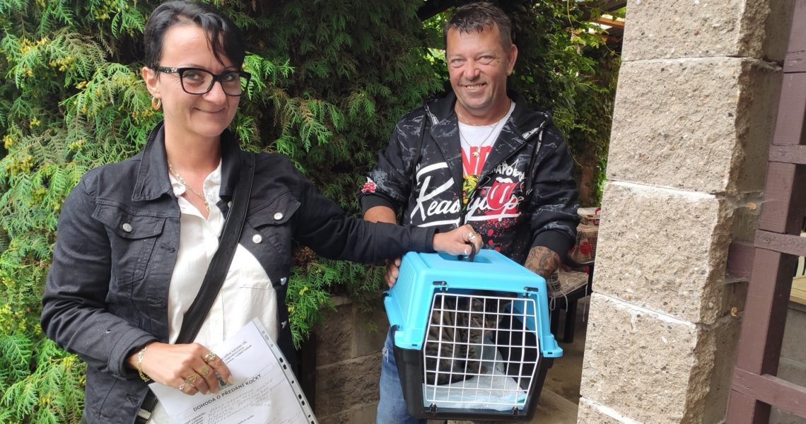 VČERA ODPOLEDNĚ ODJEL DO NOVÉHO DOMOVA NÁDHERNÝ, MALÝ, MOURÁ...